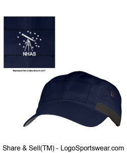 29. Adams Sun Hat - Navy Blue Design Zoom