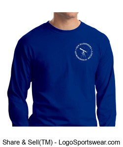 3.  100% Cotton T-Shirt - Long Sleeve Design Zoom